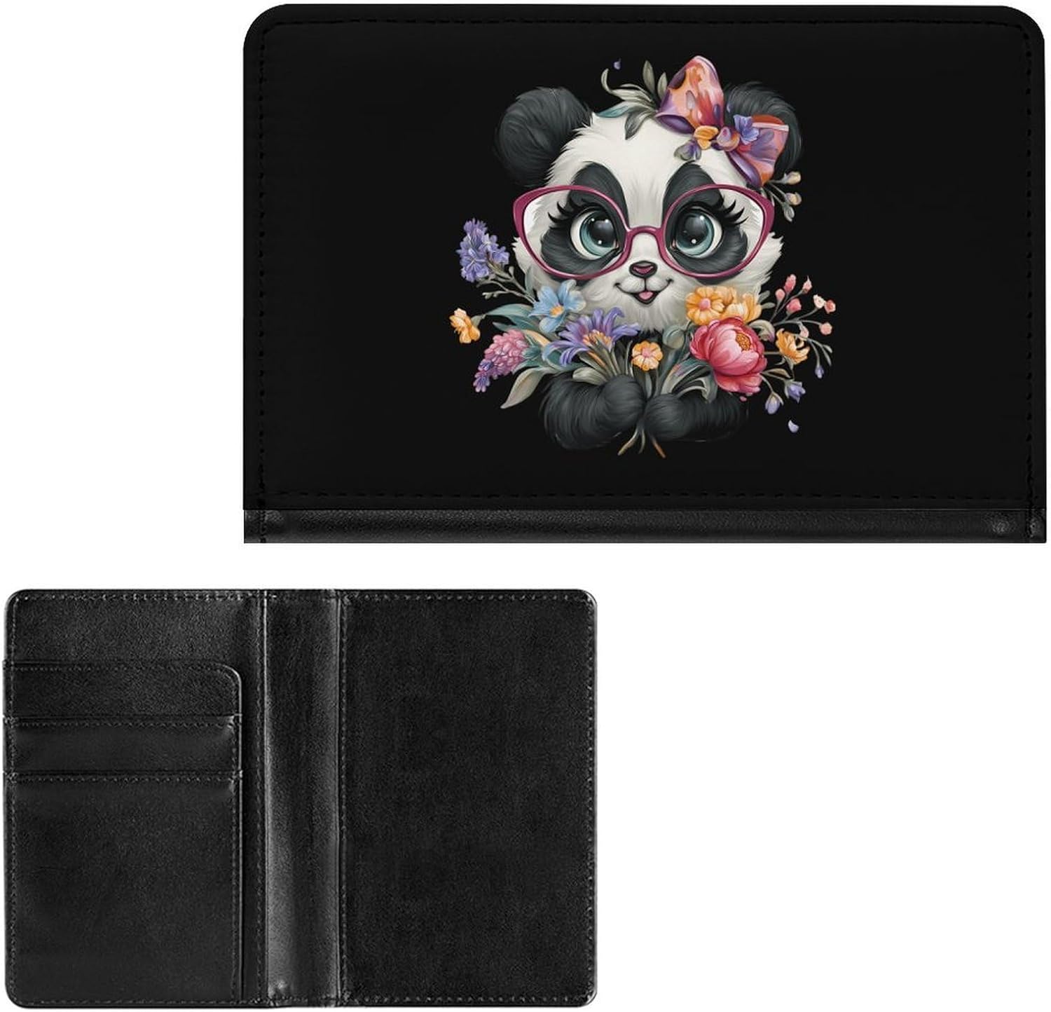 Cute Panda Passport Holder Travel Passport Cover Portable Passports Wallet for Travel Business