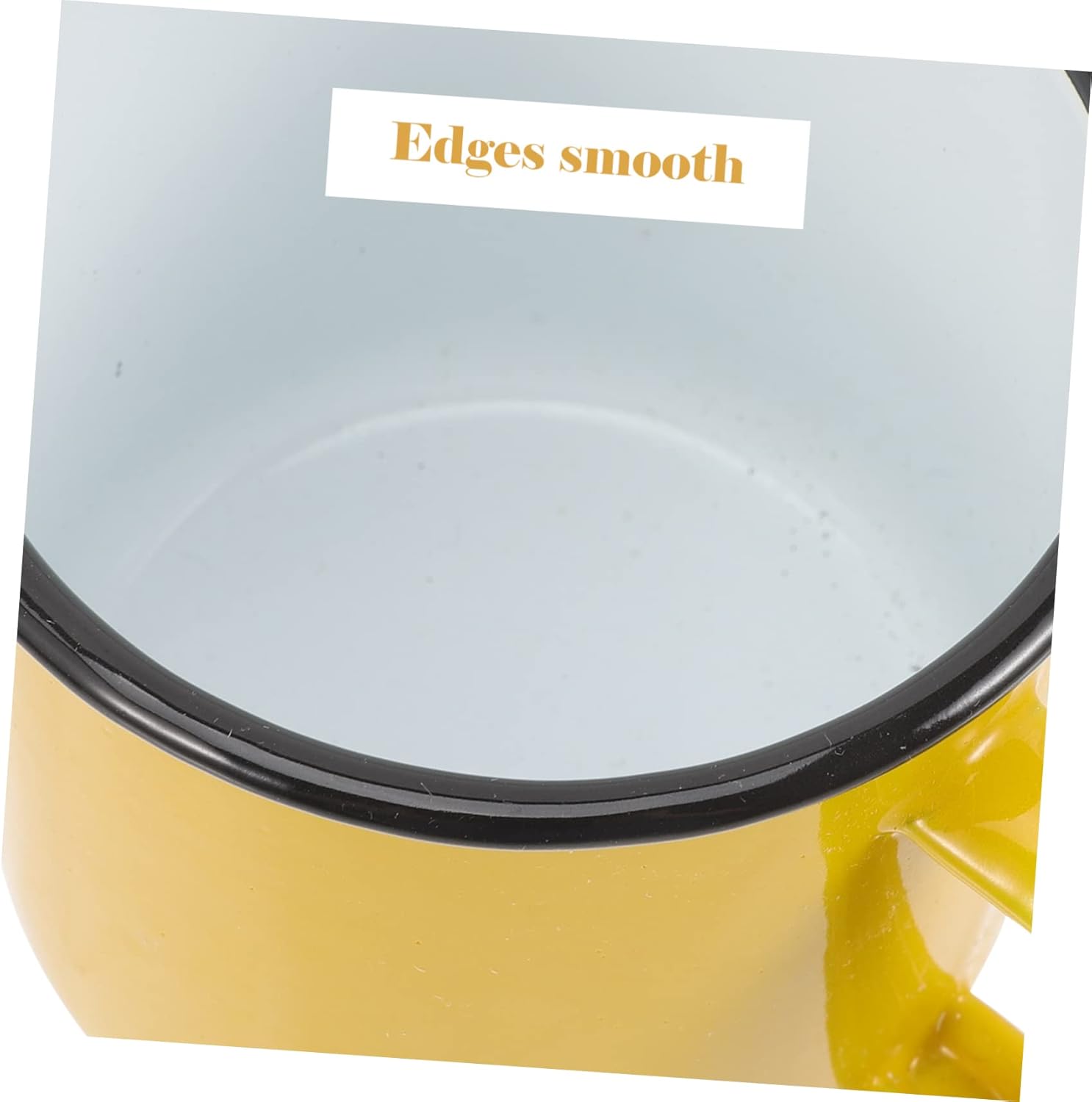 OUNONA 4Pcs Extra Enamel Mug Retro Water Cups for Home Camping and Outdoor Use Lightweight Handheld Multi Purpose Design Scalding Handle