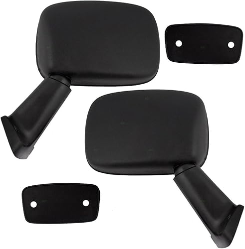 Miniatura 10 de Brock Espejo retrovisor manual para conductor y pasajero con textura, compatible con 4Runner 1984-1986 8794089118 8791089121