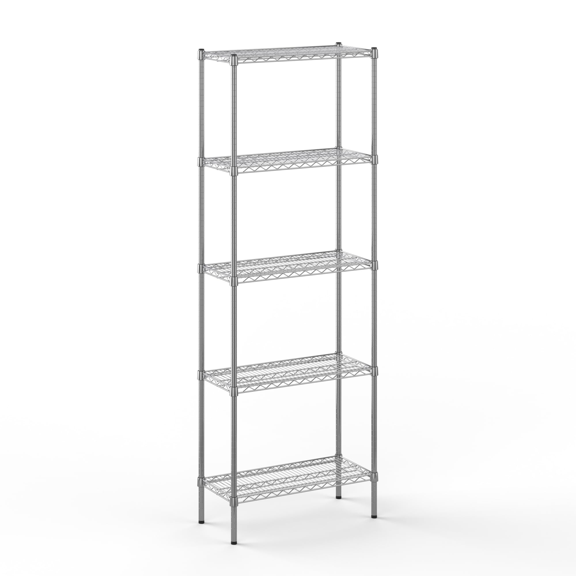 14" Deep x 30" Wide x 86" Height Wire Shelving Kit | 5-Tier | NSF Commercial Storage Rack Unit