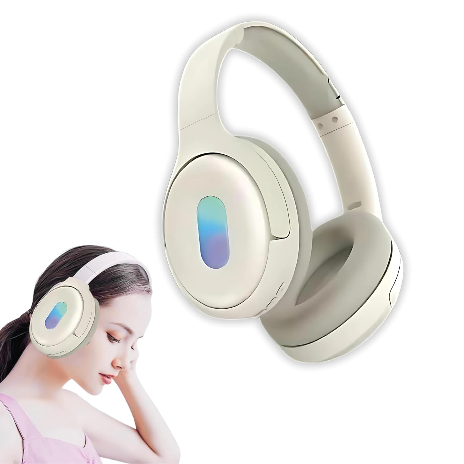 Drumstone (𝟓+𝟓 𝐘𝐄𝐀𝐑𝐒 Warranty Limited Edition Wireless Bluetooth 5.0 Headphones with ANC Noise Cancellation, 30H Playback, Dual-Device Connectivity, Built-in Mic & Over-Ear Comfort Best Gift-image-19