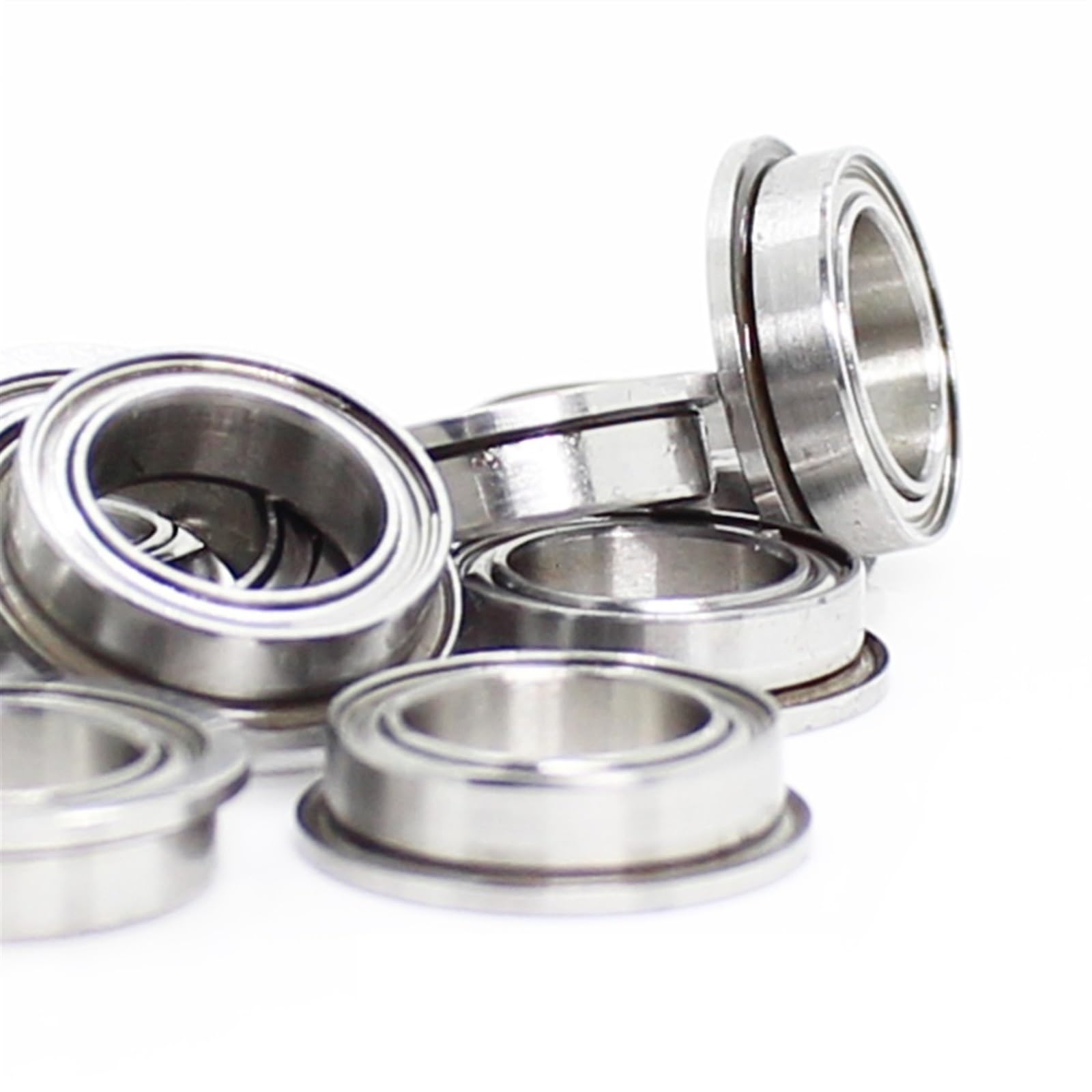 SF695ZZ Łożysko kołnierzowe 5x13x4 mm 10 szt. Łożyska kulkowe ze stali nierdzewnej z podwójnym ekranowaniem SF695 Z ZZ SF695Z F695 Z