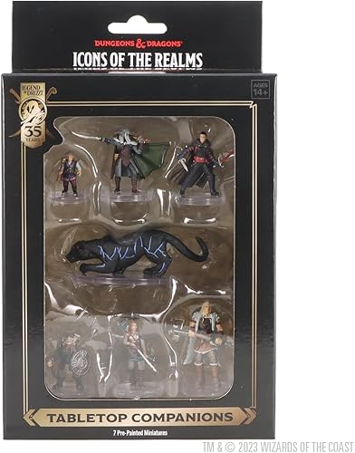 Miniatura 2 de WizKids D&D The Legend of Drizzt 35th Anniversary - Juego de acompañantes de mesa en caja Calabozos y Dragones en miniatura