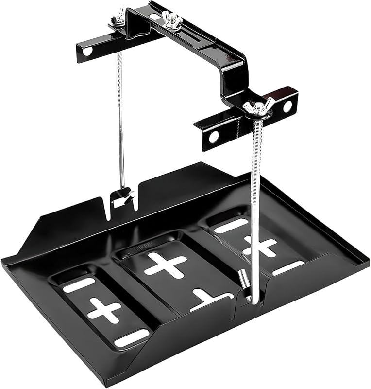 Bandeja para bateria automotiva Sun Walker com suporte ajustável e grampos J – 1 unidade