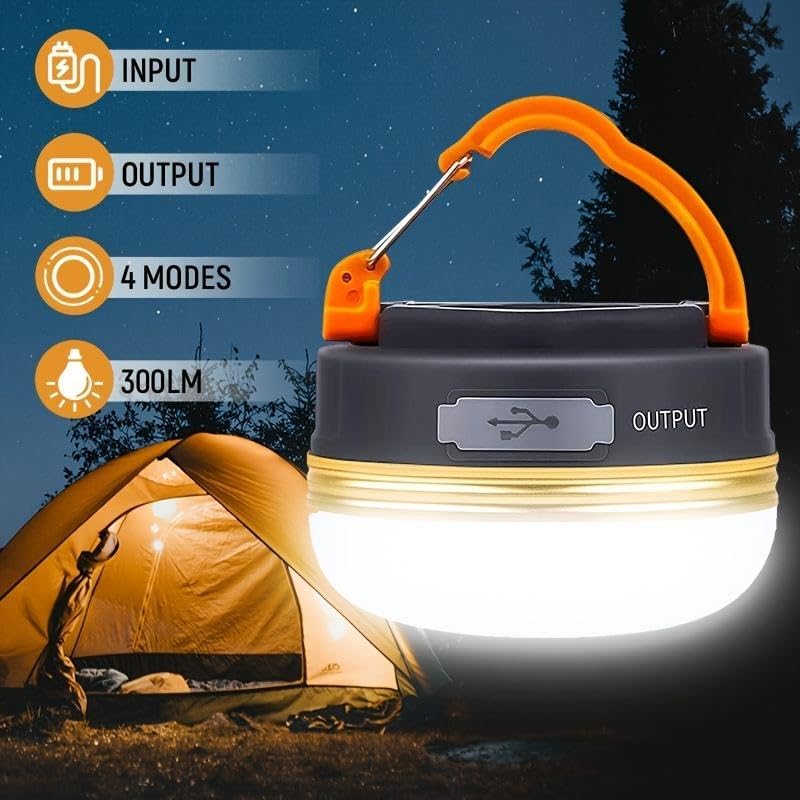 Rechargeable Led Camping Lantern Lamp Outdoor Portable Led Camp Lights Multifunctional Camping Lights