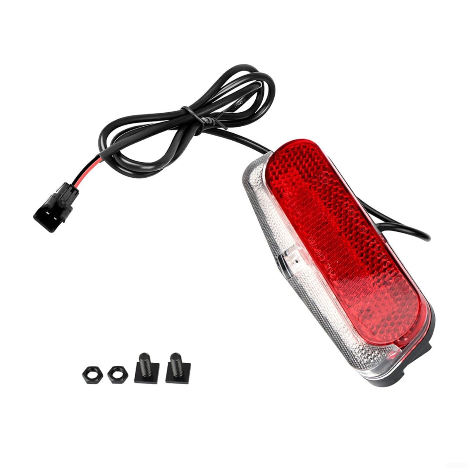 Luce posteriore a LED per Bafang E-Bike 36 V 48 V lampada posteriore di sicurezza per guida notturna connettore SM 2 pin per design