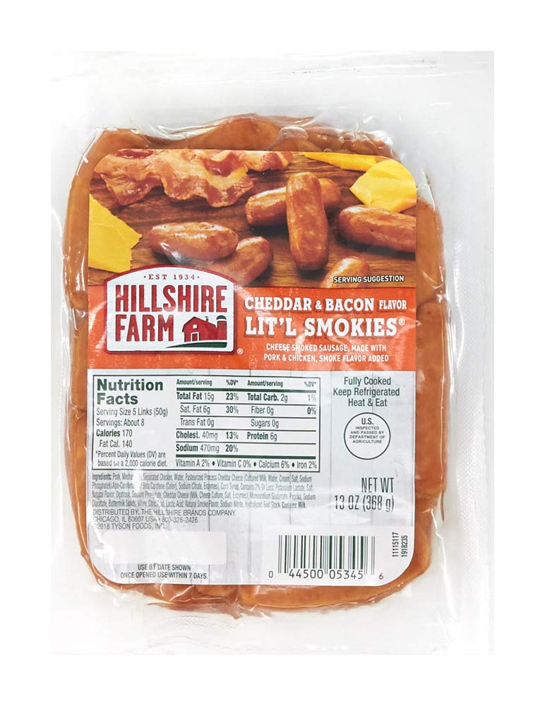 Amazon.com: Hillshire Farms Smoked Sausage Lit'l Smokies ...
