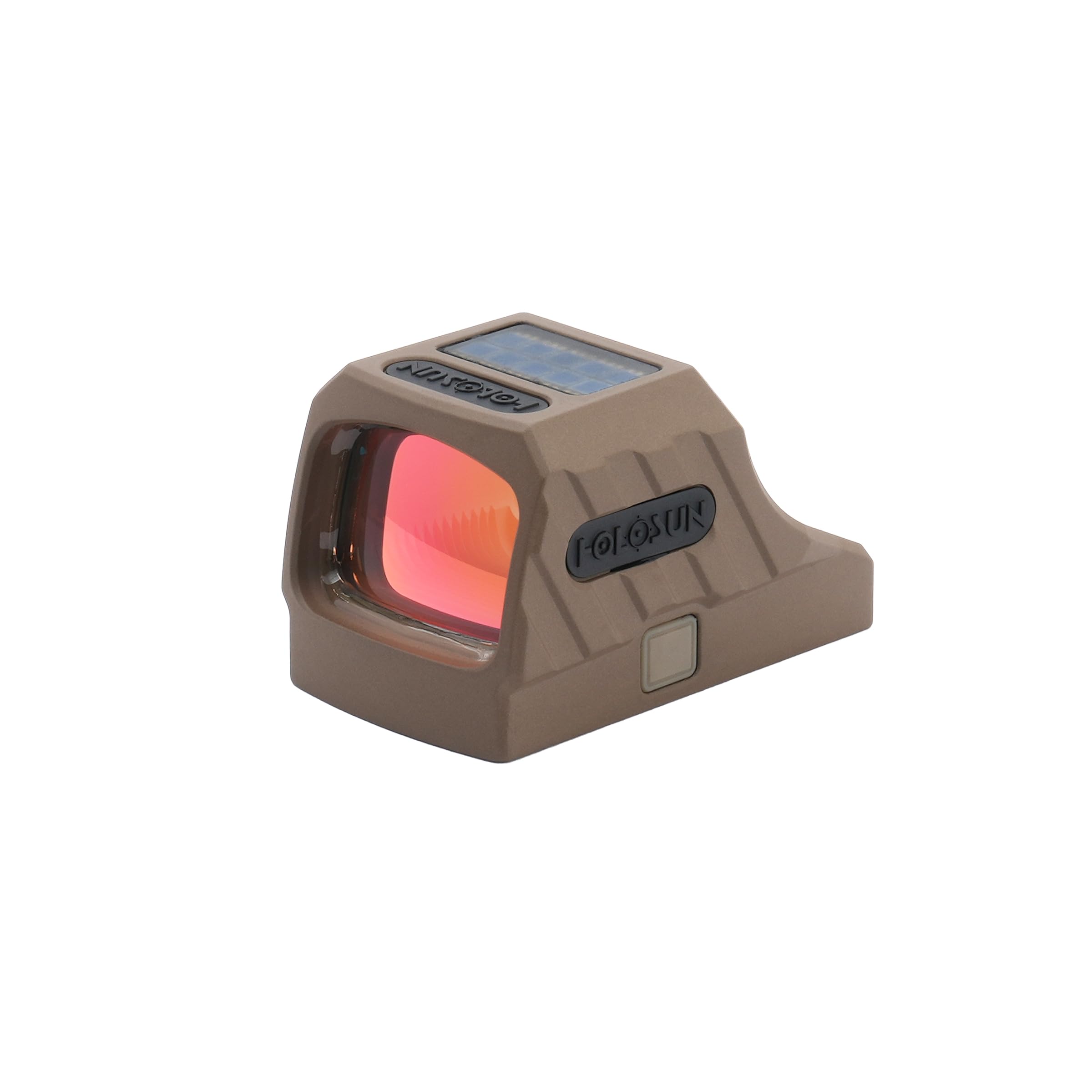 Holosun SCS-320-GR Multi-Reticle 32MOA Green Circle &amp; 2MOA Dot Sig P320 Pistol Cut Solar-Charging Reflex Sight, Delta-Point Pro, DPP Footprint (Black/FDE)