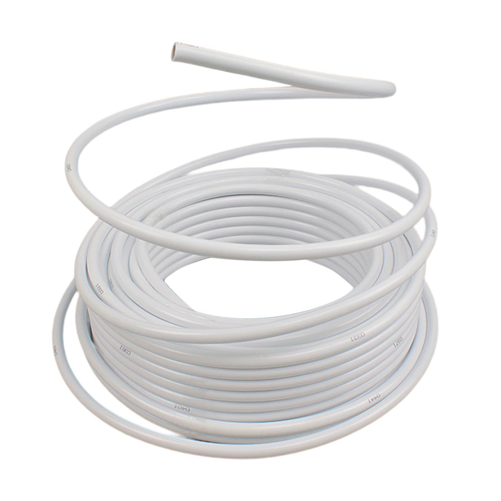 Tubo modellabile in PVC portatile da 5 metri di lunghezza per decorazioni per matrimoni, feste, styling e fai da te, tubo modellabile in PVC per, Bianco, 10m