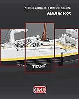 Vista 5 de dOvOb Titanic Model Building Blocks Set, 2022 Pieces Bricks, Compatible with Major Brands
