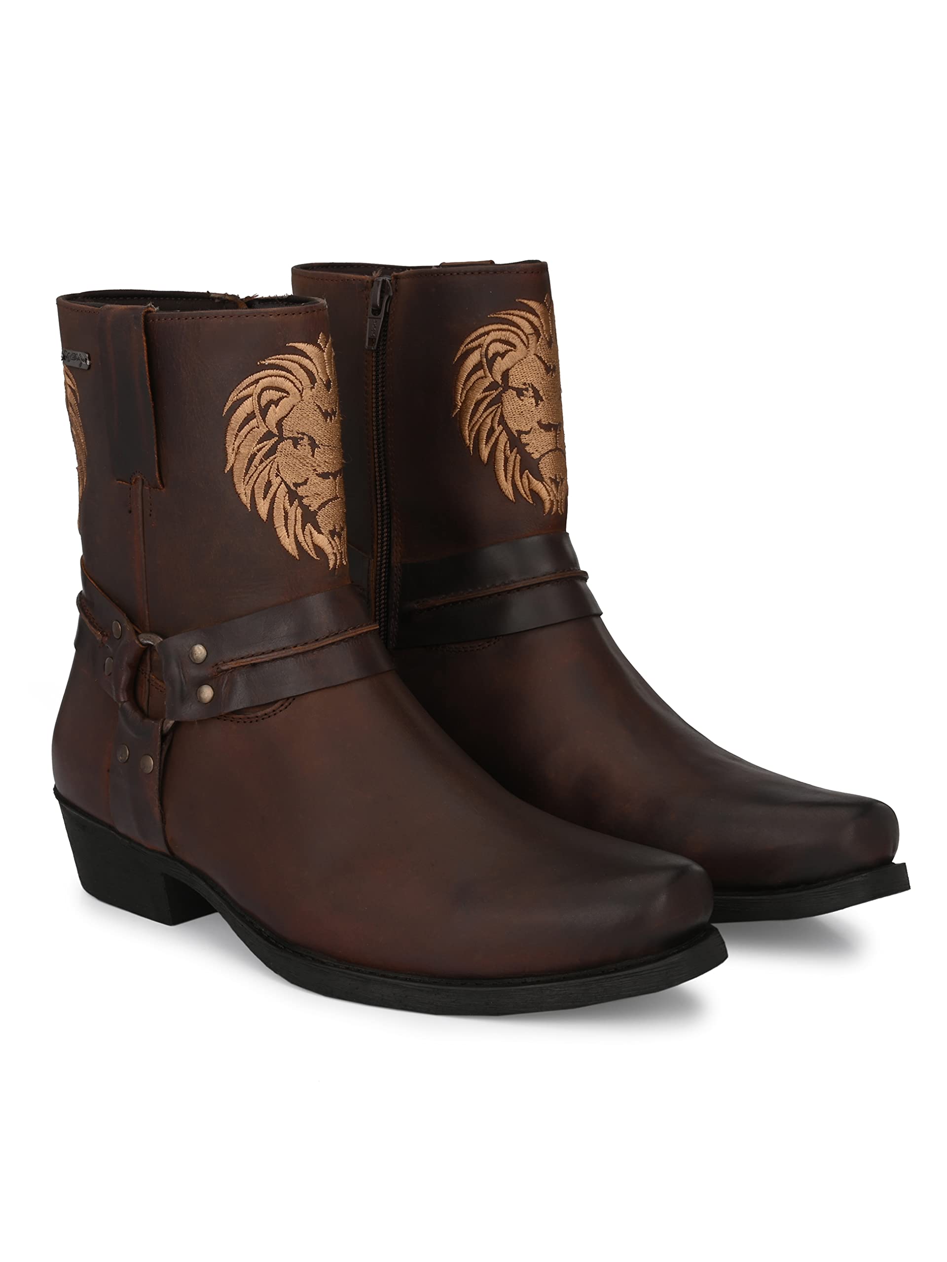 Delize Mens Ankle Leather Riding Boots Desertcart Tunisia