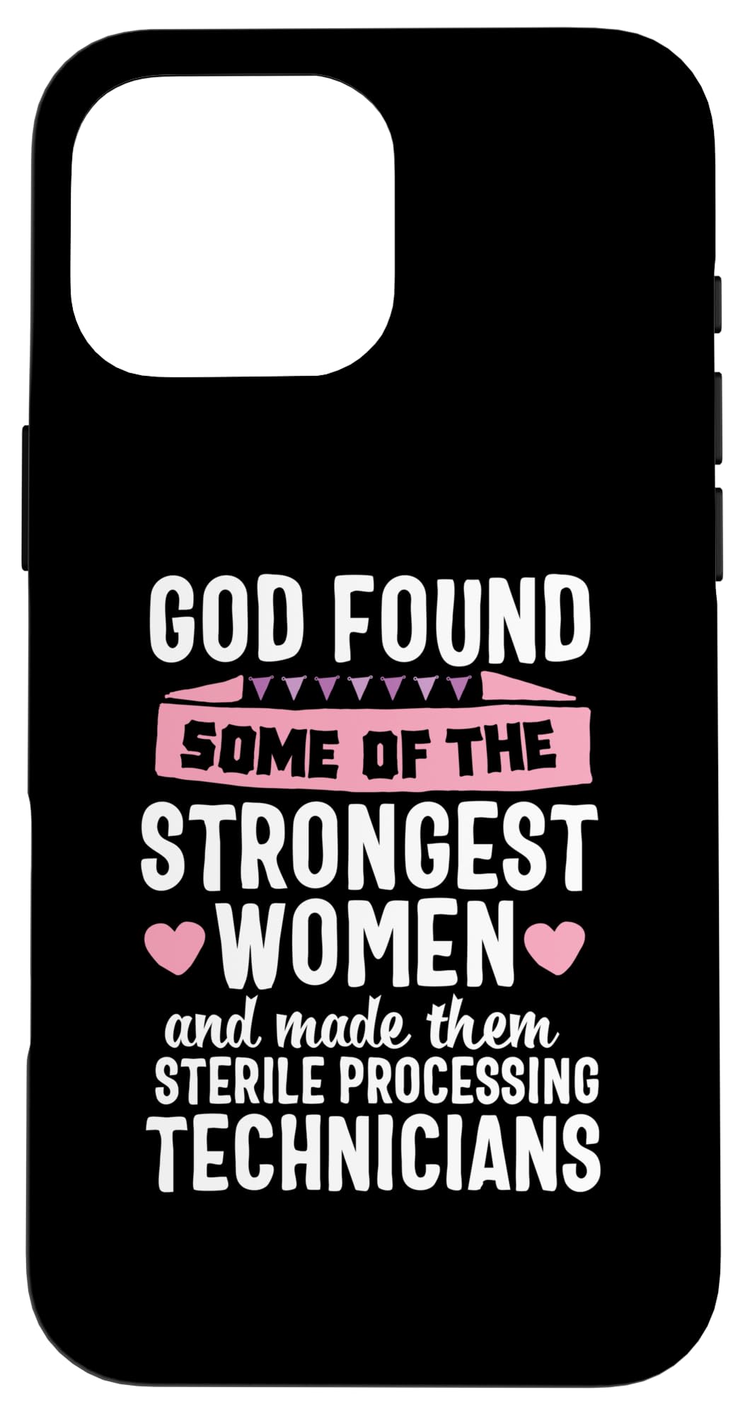 Strongest Women Sterile Processing Technician Medical Case for iPhone 16 Pro Max