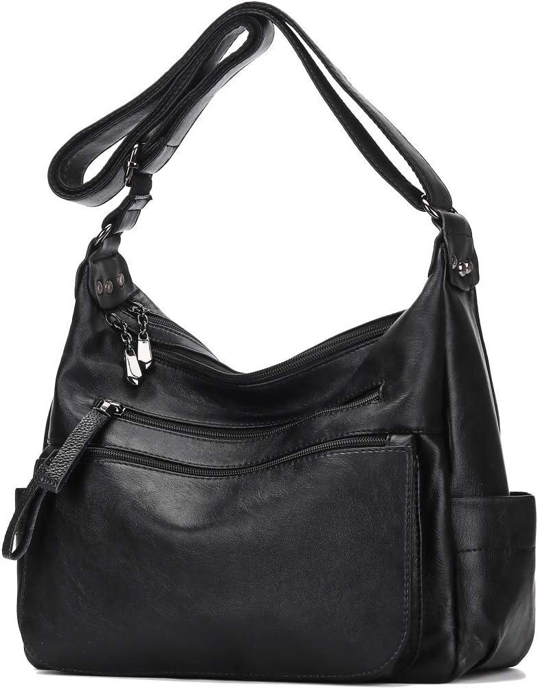 Retro Fashion Tote Casual Soft Leather Shoulder Crossbody Large Capacity Women's Bag main image 0