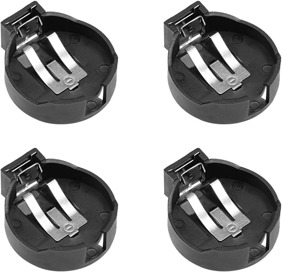 uxcell 4 Pcs CR/LIR2450 Horizontal Coin Button Battery