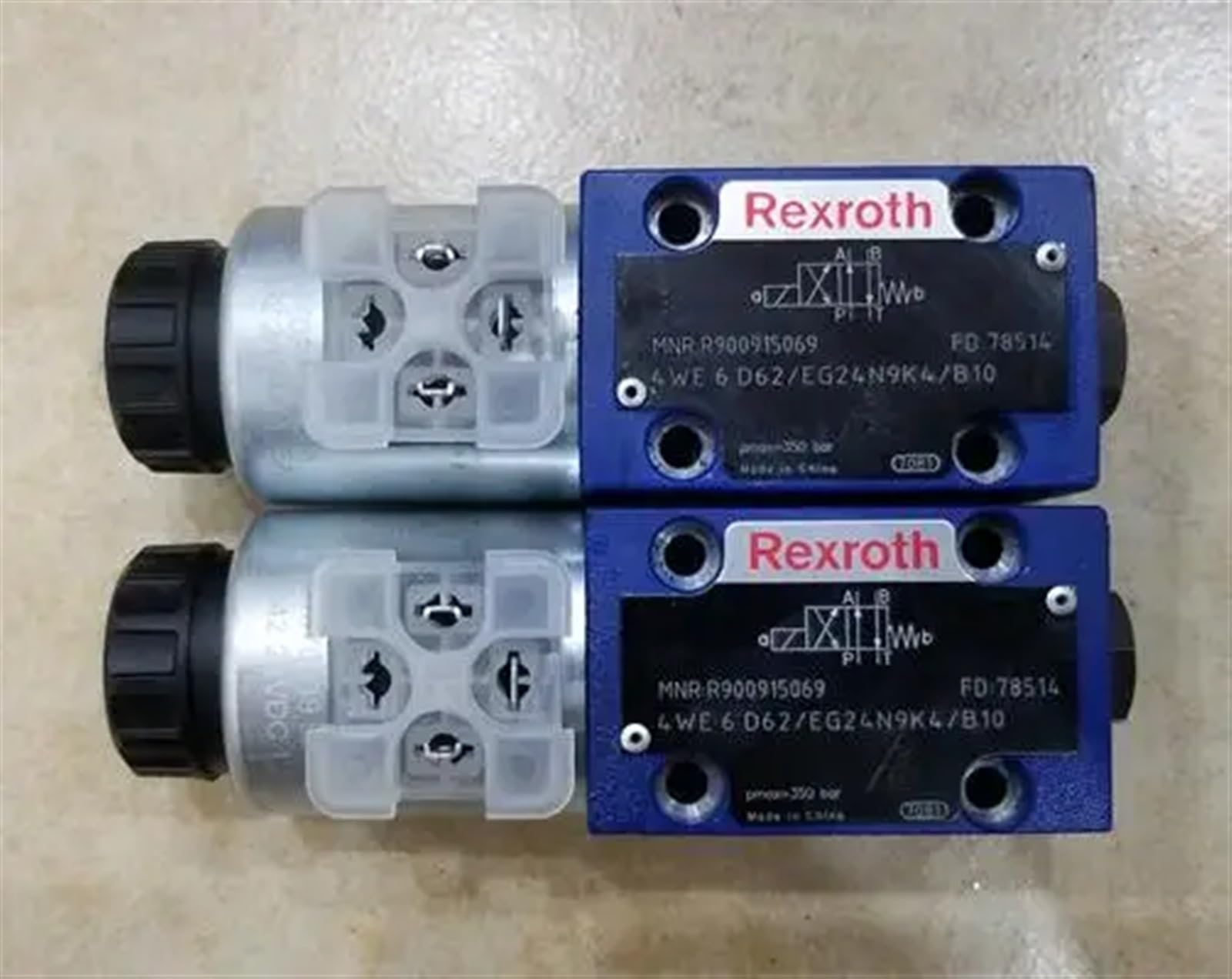 NYRXRYTCA R900915069 4WE6D62/EG24N9K4/B10 Solenoid Valve Hydraulic Valve 4WE 6 D62/EG24N9K4/B10 4WE 6 D6X/EG24N9K4/B10
