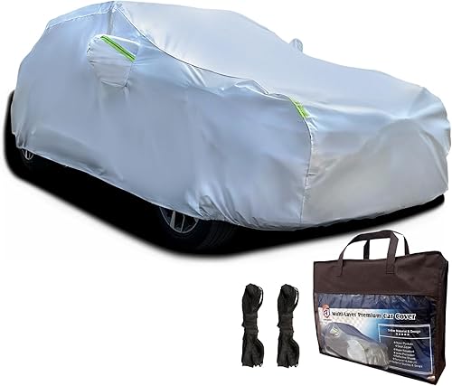 Funda de coche para SUV, chaqueta de automóvil, impermeable para todo tipo de clima, accesorios exteriores completos para exteriores, resistente con