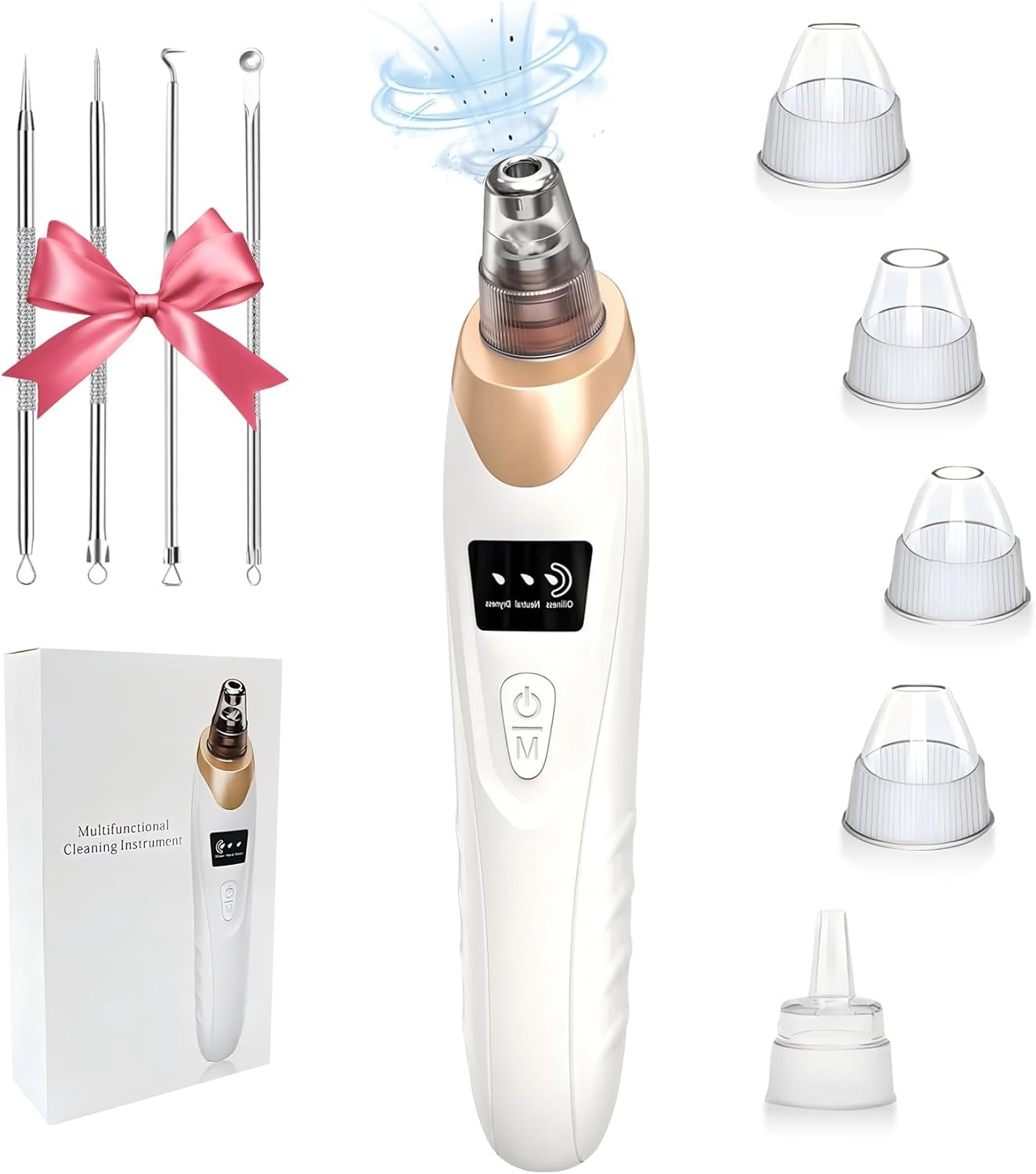 Amazon.com: Blackhead Remover Vacuum for Face, 3 Adjustable