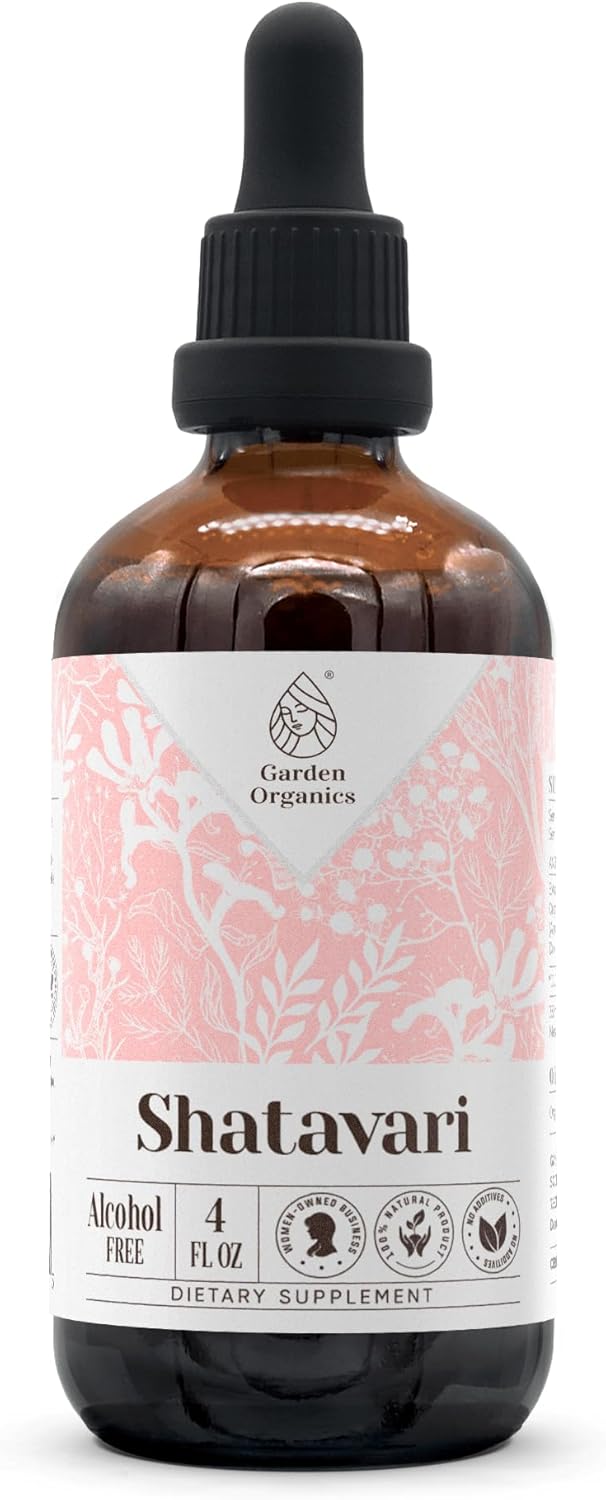 Shatavari Alcohol-Free Natural Tincture Extract, Immune System Booster, Liquid Drops Made from 100% (4 fl oz)