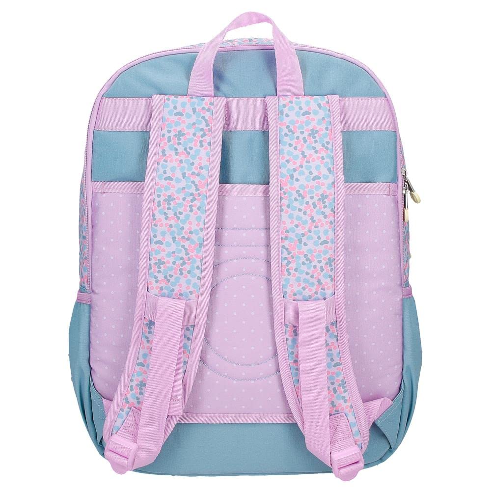 Enso Cute girl Mochila Escolar para Portátil 15,6" Morado 32x42x14 cms Poliéster 18,82L