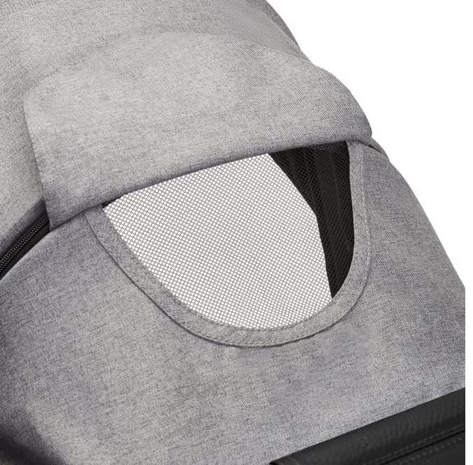 Ickle Bubba Venus Prime Doppel kinderwagen - geeignet von Geburt bis 15 kg (ca. 3 Jahre), leichter, faltbarer Zwillingskinderwagen mit Neugeborenenkokon, 2 Fußwärmern und Regenschutz (Grau)