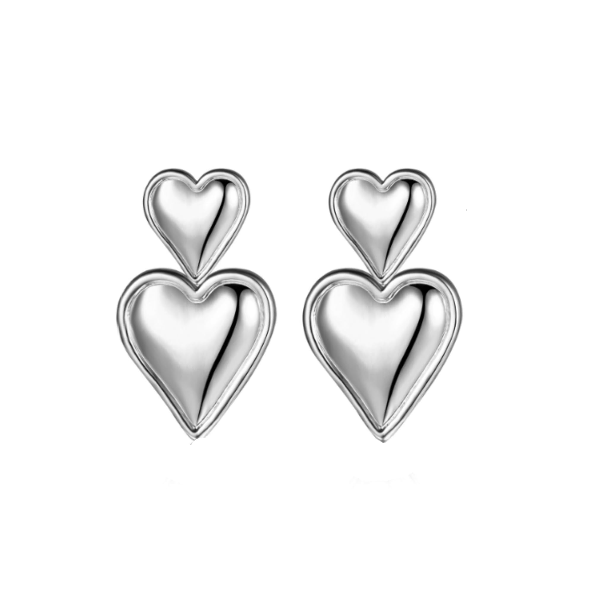 See full amazon price history chart for Fashion Frill Trendy Double Heart Shaped Drop Earrings For Women Retro Sliver Color Smooth Metal Love Earrings Party Jewelry Fashion Frill Trendy Double Heart Shaped Drop Earrings For Women Retro Sliver Color Smooth Metal Love Earrings Party Jewelry (B0CZTNW6MQ) Amazon Price History, Amazon Price Tracker