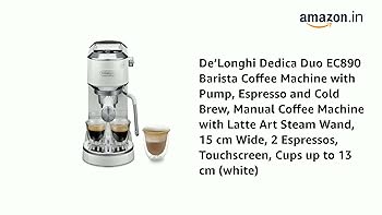 【超美品】DeLonghi DEDICA +おまけ付き DeLonghi Dedica EC890 Compact Espresso machine - Stainless Steel