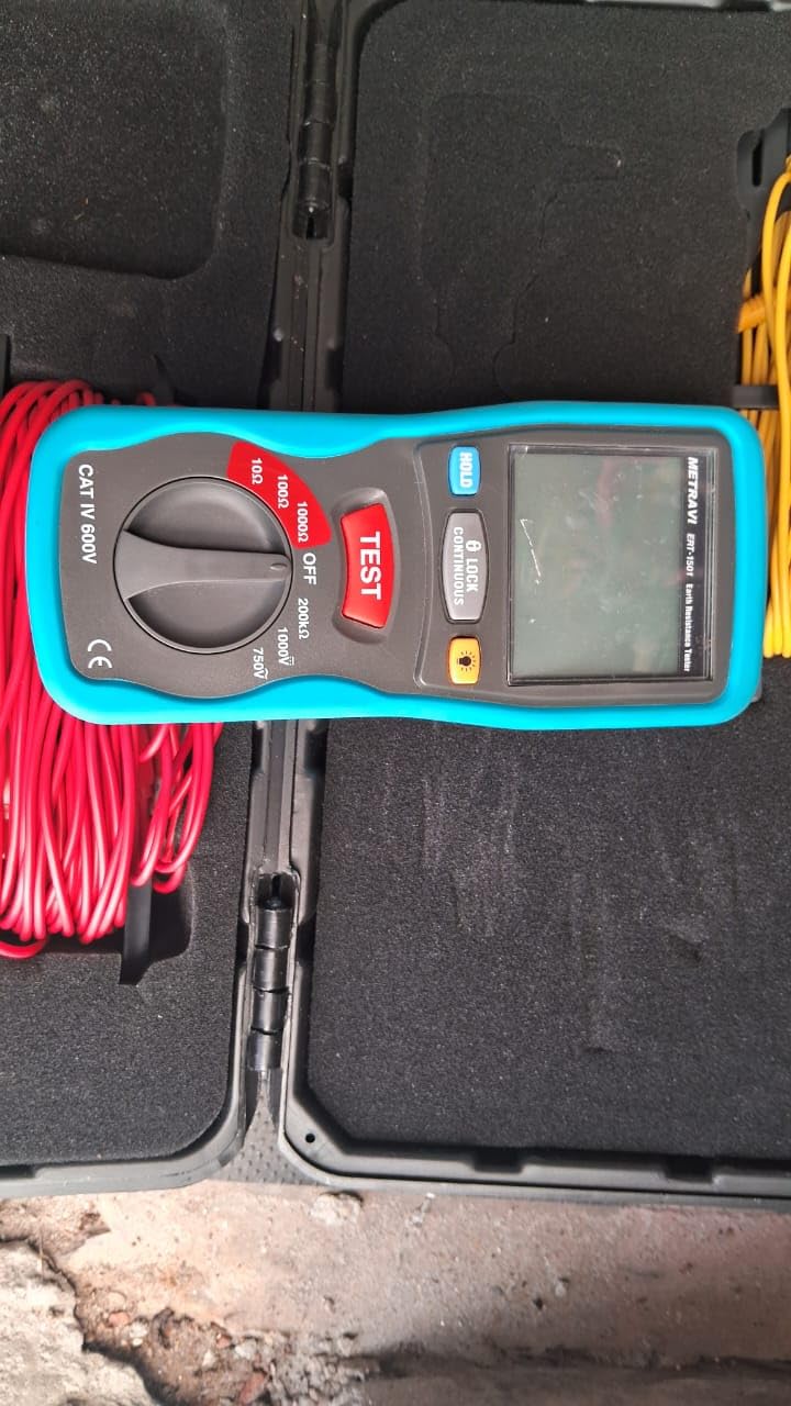 Metravi ERT1501 Digital Earth Resistance Tester with Testing Kit