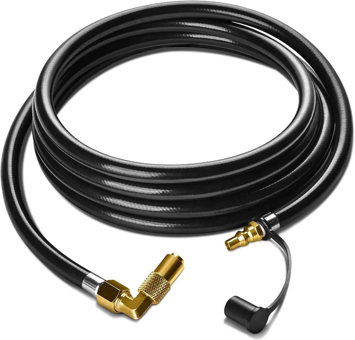 Improved Propane Quick Connect Hose, 12FT RV Propane Hose with Blackstone Propane