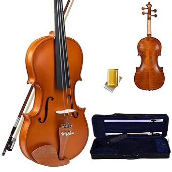 Kadence Vivaldi Violin choose suitable size (1/2, 3/4, 4/4) V100 Series With Bow, Rosin and Hard Case, - image, photos