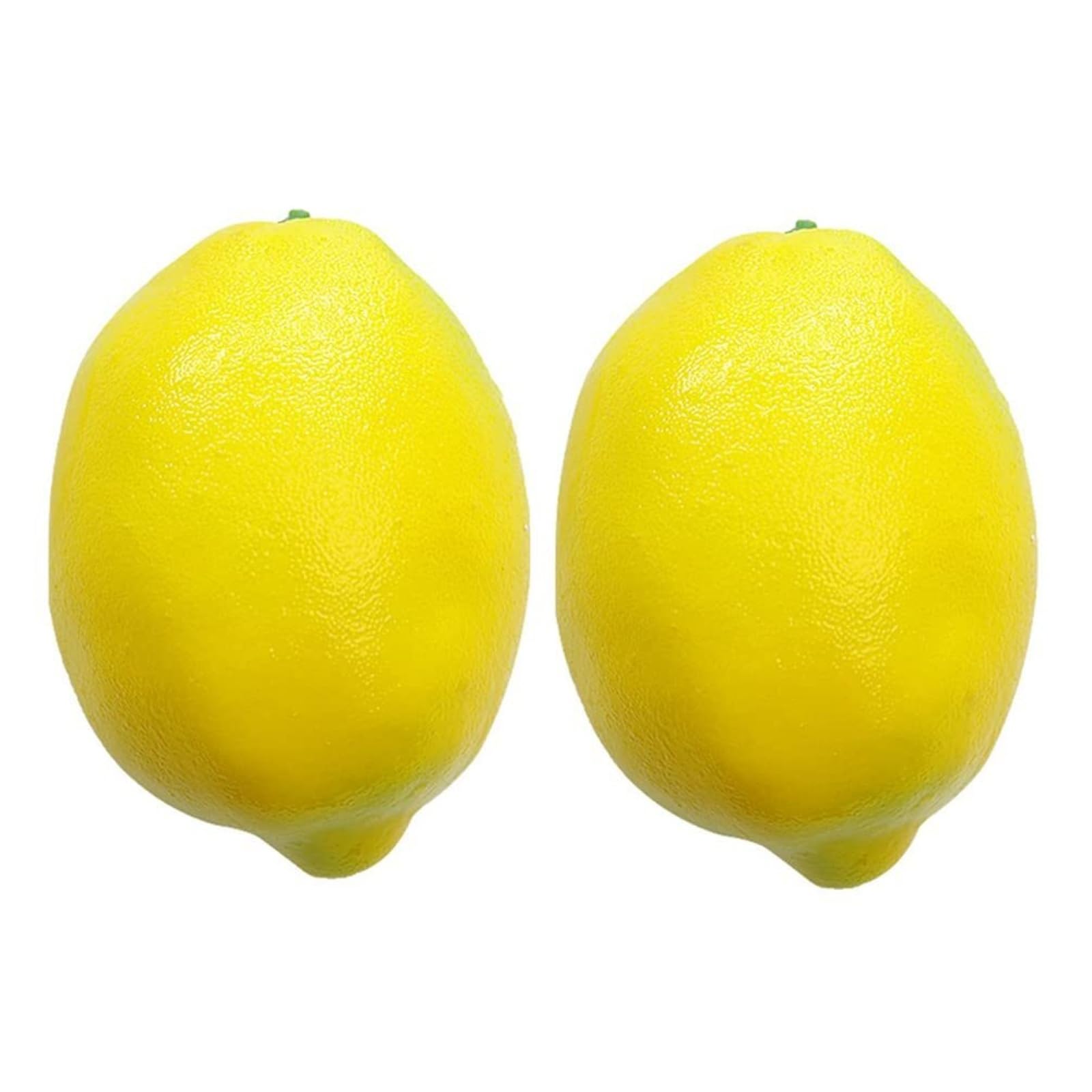 CVdrtyED Reusable Artificial Fruit Display Simulated Lemons, 4 Pieces, Fruit, Decorative Photography Props Kitchen Ornaments