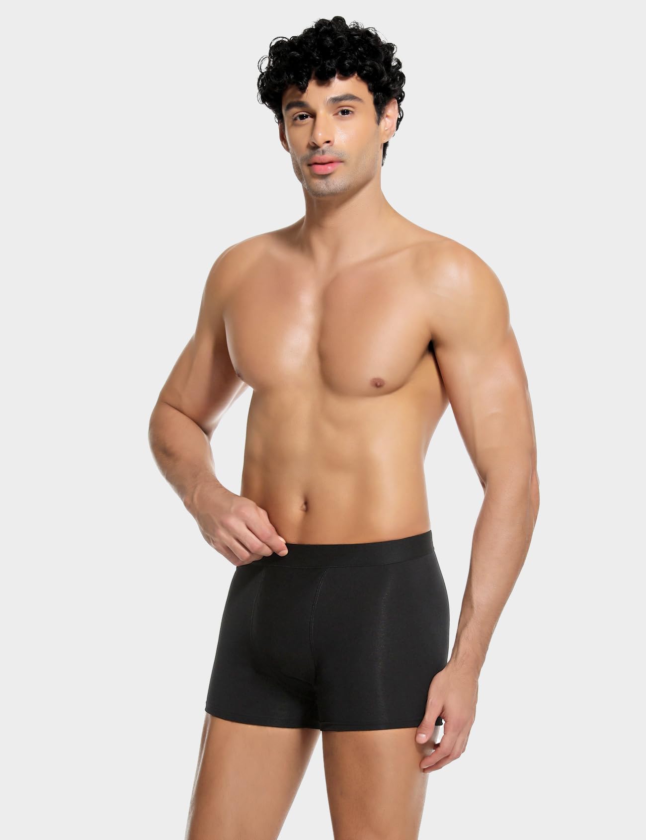Carer Pack de 2 Boxers para Incontinencia Hombre 250 ml Absorción Algodón Suave Transpirable Antifugas Lavables Reutilizables Calzoncillos Negro Talla 3XL