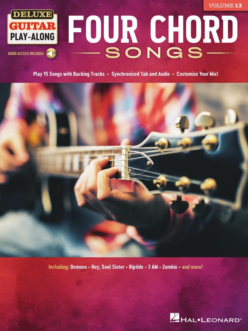 Four Chord Songs. Deluxe Guitar Play-Along Volume 13 (Deluxe Guitar Play-along, 13)