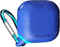 Vista 15 de Catalyst Funda impermeable para AirPods 4, protección contra caídas para Apple AirPods de 4ª generación con mosquetón, funda de silicona de carga