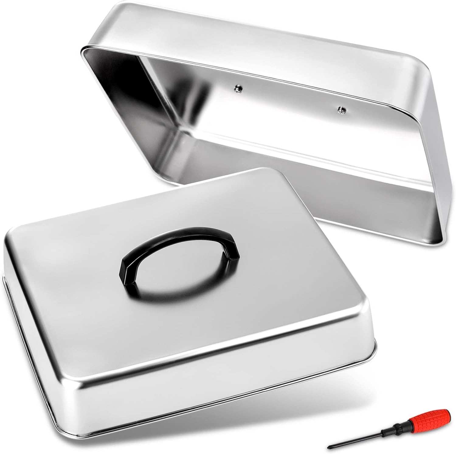 ZEAYEA 2 Pack 13 x 11.3 Inch Griddle Basting Cover