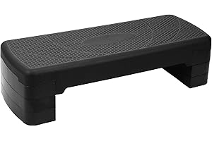 BalanceFrom 31 Inch Exercise Fitness Workout Platform Trainer Stepper For Home Gym