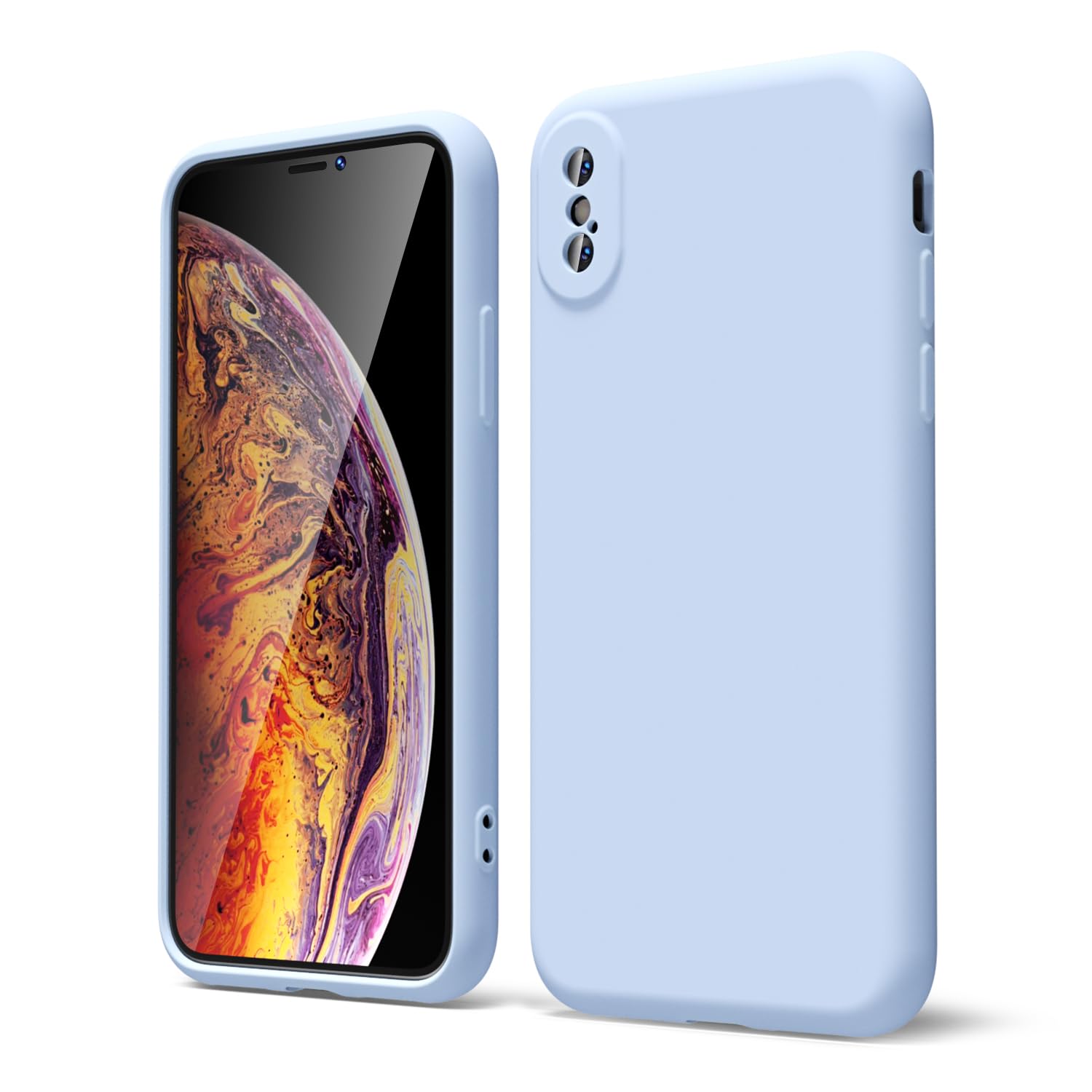 oakxco for iPhone 16 Pro Max Case Liquid Silicone, Soft Rubber Gel Elegant Aesthetic Basic Simple Cover, Cute Thin Slim TPU Matte Solid Color Plain Smooth Case for Women Girl, Light Pink — view 589