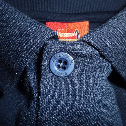 Arsenal Football Club Official Soccer Gift Mens Crest Polo Shirt Navy Blue Xl #TOP4