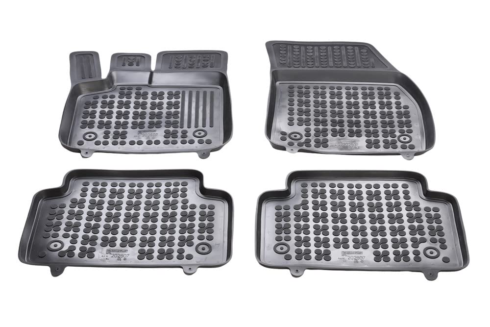 MTM Tappetini Gomma per Land Rover Range Rover Evoque II (anche Mild Hybrid/Hybrid/Plug-in Hybrid) 2019- Design a Vaschetta, su Misura con Bordi Rialzati cod. 3D 9031