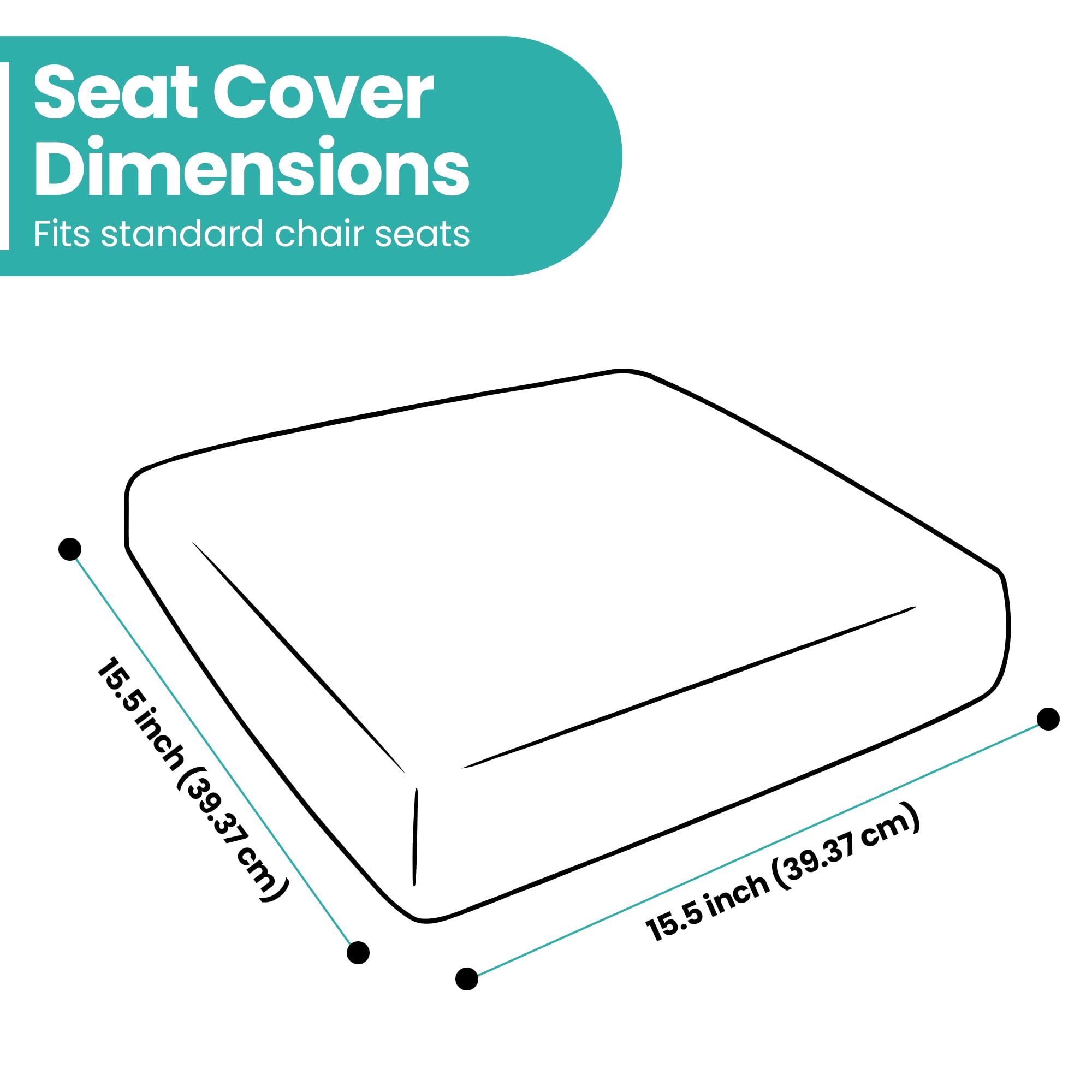 Trimming Shop Spandex Chair Seat Covers Elasticated Removable Washable Stretchable Soft Dining Chair Seat Cushion Protectors Slipcovers for Restaurant, Banquet, Wedding Party, Rose Gold, 50pcs