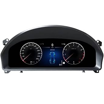LCD Digital Cluster for Mercedes Benz E Class W207 2010-2012 | 12.3 Inch Virtual Cockpit Car Dashboard Speedometer Gauge Instrument Panel