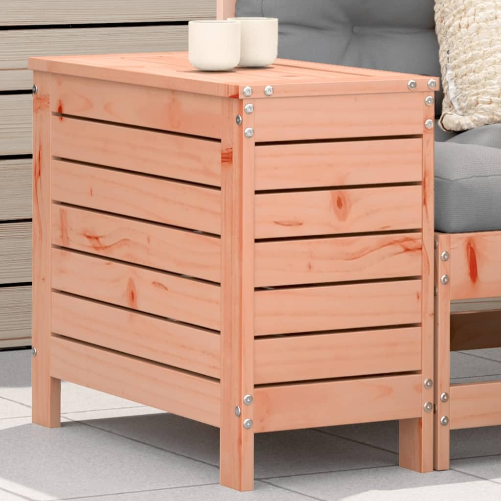 SXZenSpace Solid Douglas Wood Garden Footstool 62x31.5x52 cm Slatted Outdoor Ottoman Modular Seating Coffee Table for Patio Balcony and Terrace Lounge Sets