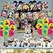 Jojo Bizarre Party Decorations,Adventure Birthday Party Supplies Includes Banner- Cake Topper - 24 Cupcake Toppers - 18 Balloons