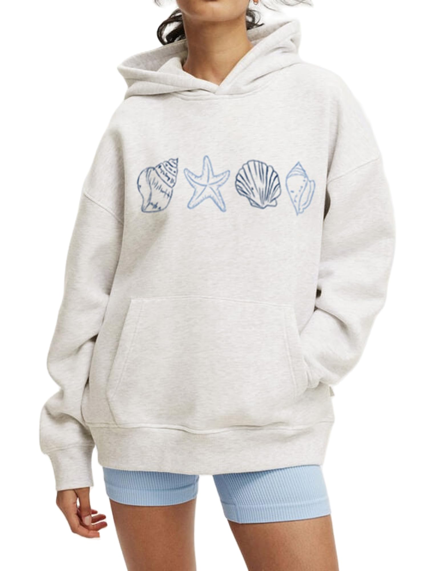Sudadera con capucha para mujer, diseño gráfico de Y2k, estampado floral, manga larga, sudadera vintage para adolescentes y niñas