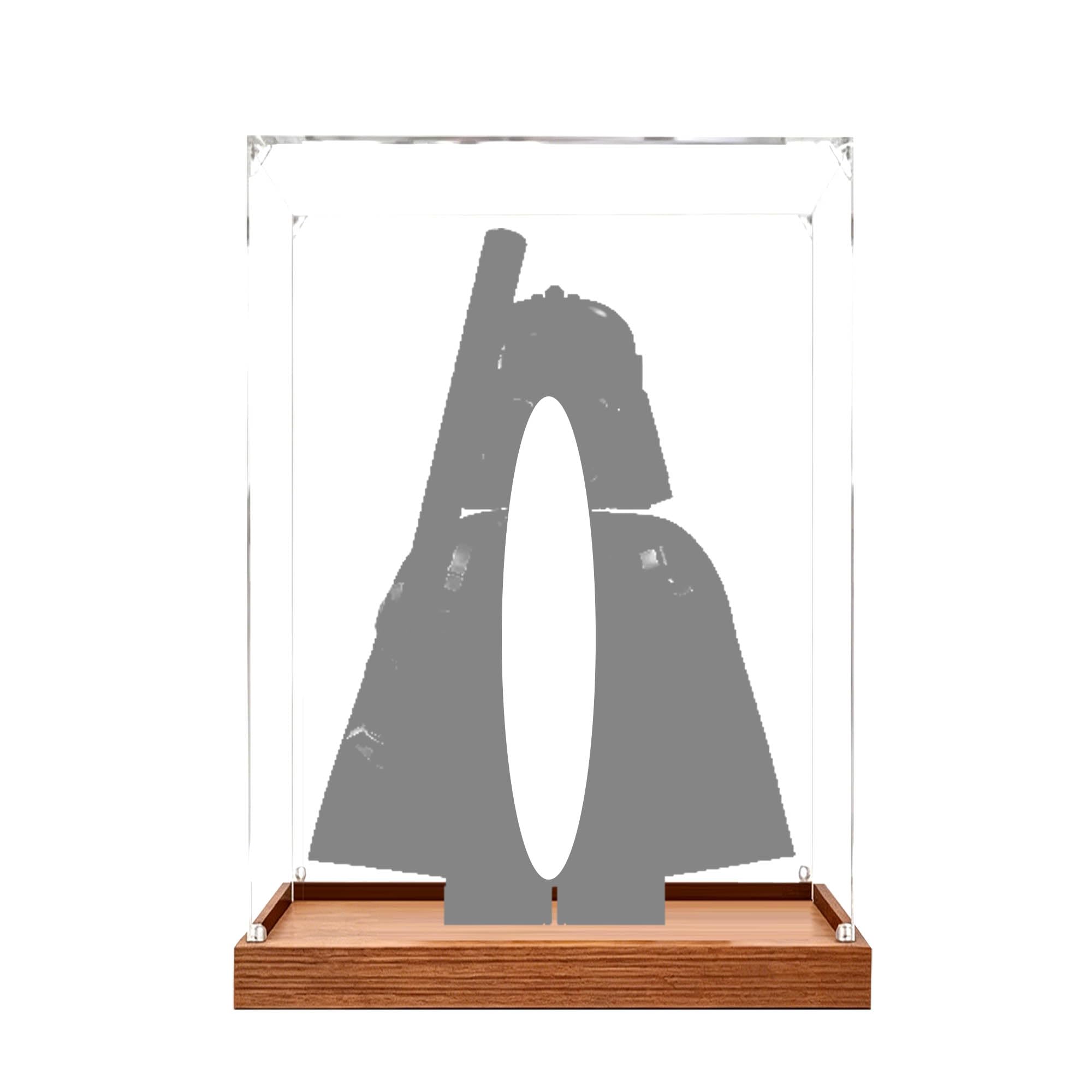 Clear Acrylic Showcase Box, Fits for for Le-go 75461Sets (Wood 3mm)