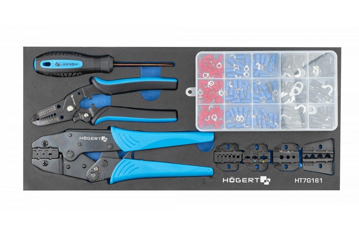 Hogert Technik HT7G161 Kit Kit de pinzas de apriete con accesorios