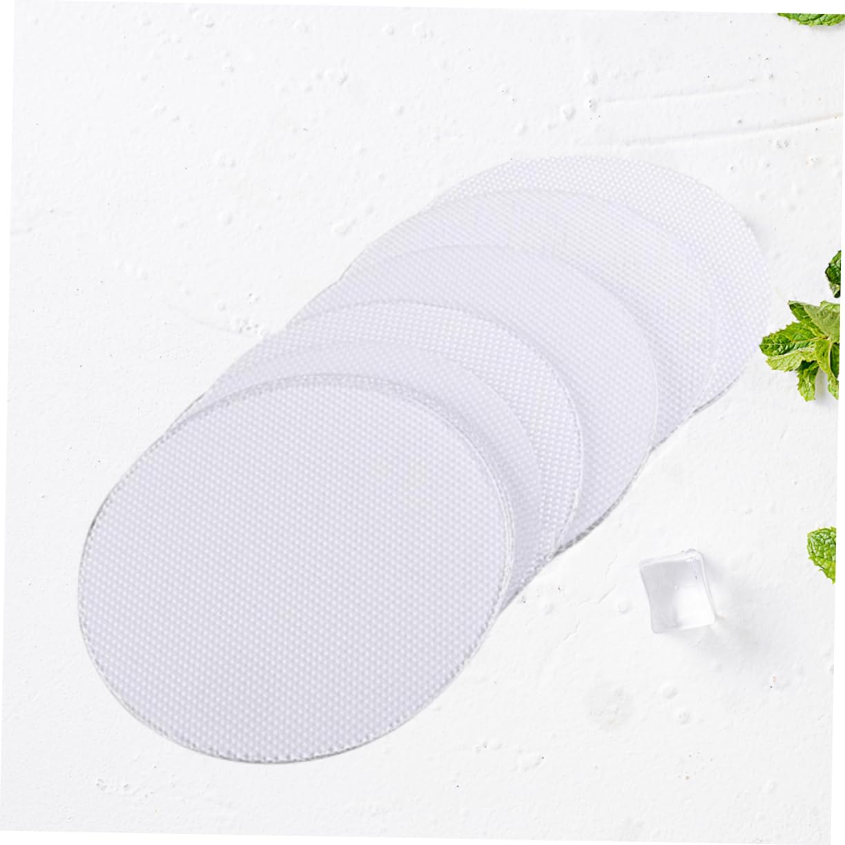 WOONEKY 60 Piezas calcomanías de Forma Redonda Adhesivos para bañera Antideslizante bañera Adhesivos Antideslizantes para bañera Tiras de Seguridad para el baño Antideslizante
