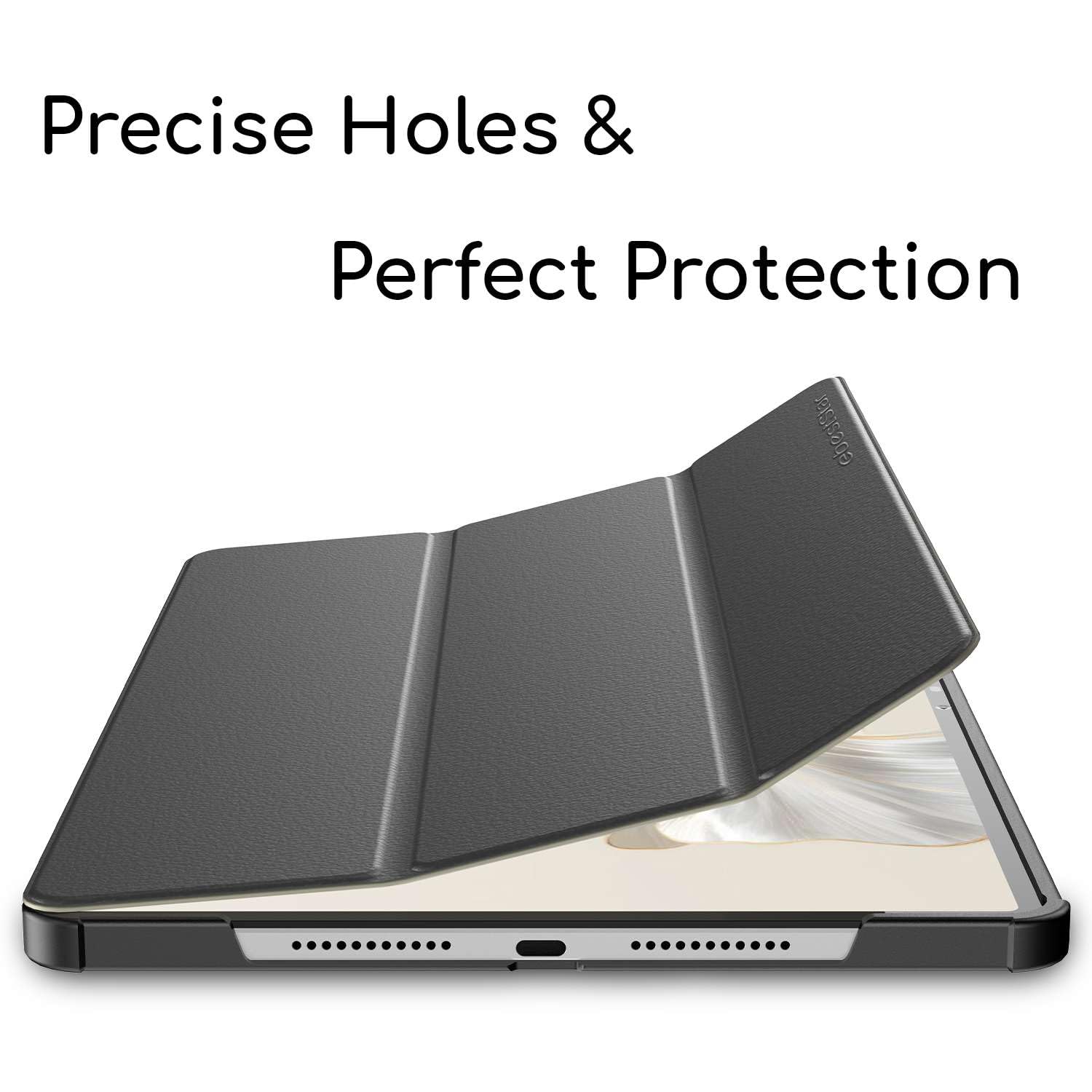 EbestStar Cover Per Honor Pad X9, Custodia Silicone TPU Con Flip Magnetica, Supporto Multifunzione, Nero