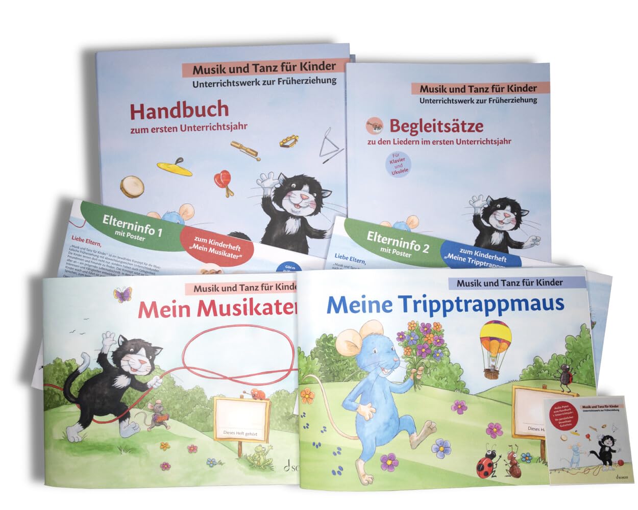 Musik und Tanz für Kinder 1 - Komplettpaket: Unterrichtswerk zur Früherziehung - 1. Unterrichtsjahr (Neuausgabe ab 2026). Band 1. Paket. (Musik und Tanz für Kinder, Band 1)