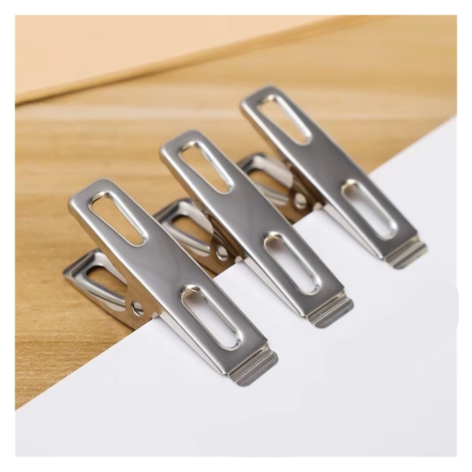 Metall-Wäscheklammern, 200 Stück, Edelstahl-Wäscheklammern, Metall-Wäscheklammern, Kleiderbügel für Kleidung, Steppdecken, Multifunktions-Wäscheklammern für Wäscheleine, Befestigung, Handtuch, Socken