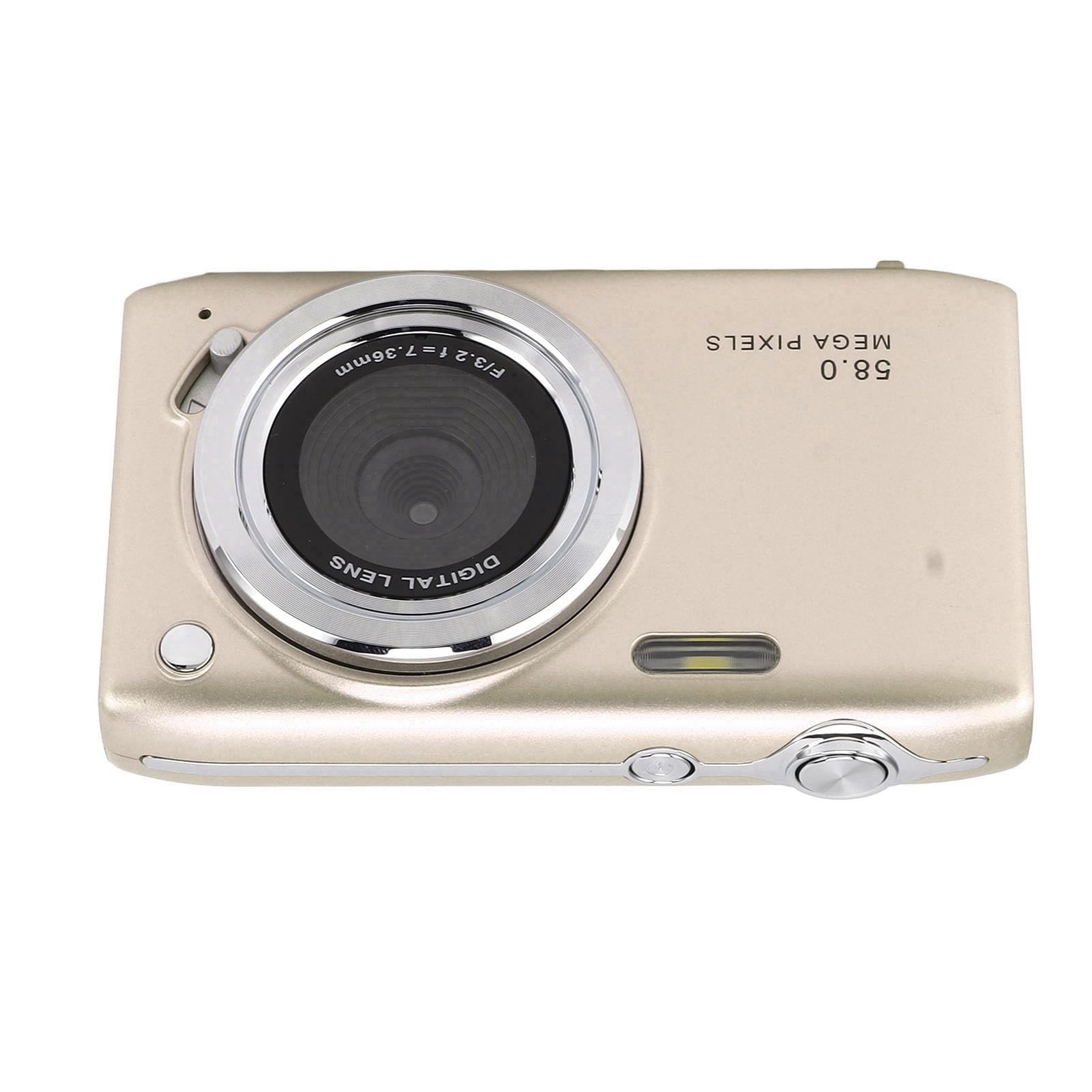 CÁMARA Digital para Adolescentes 4K HD para VLOGGING DE FOTOGRAFÍA DE Viajes (Gold)